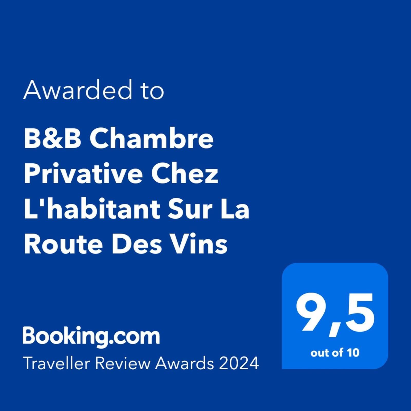 Issenheim B&B Chez L'Habitant Chambre Privative Sur La Route Des Vins Tv Parking Box Velo מראה חיצוני תמונה