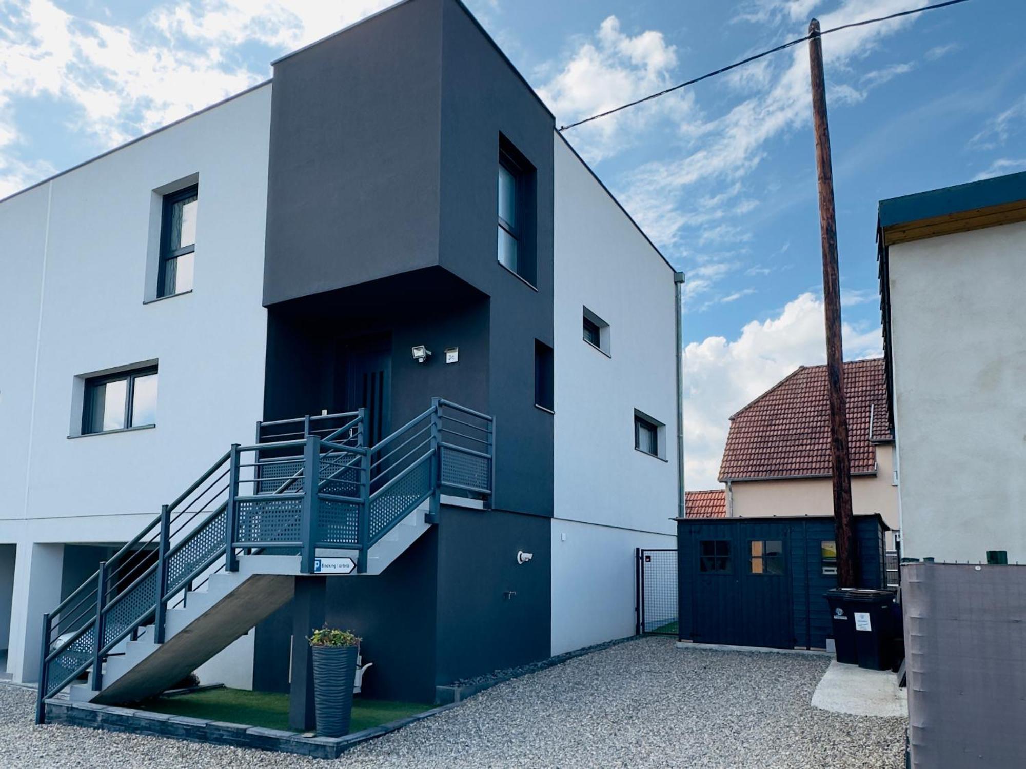 Issenheim B&B Chez L'Habitant Chambre Privative Sur La Route Des Vins Tv Parking Box Velo מראה חיצוני תמונה
